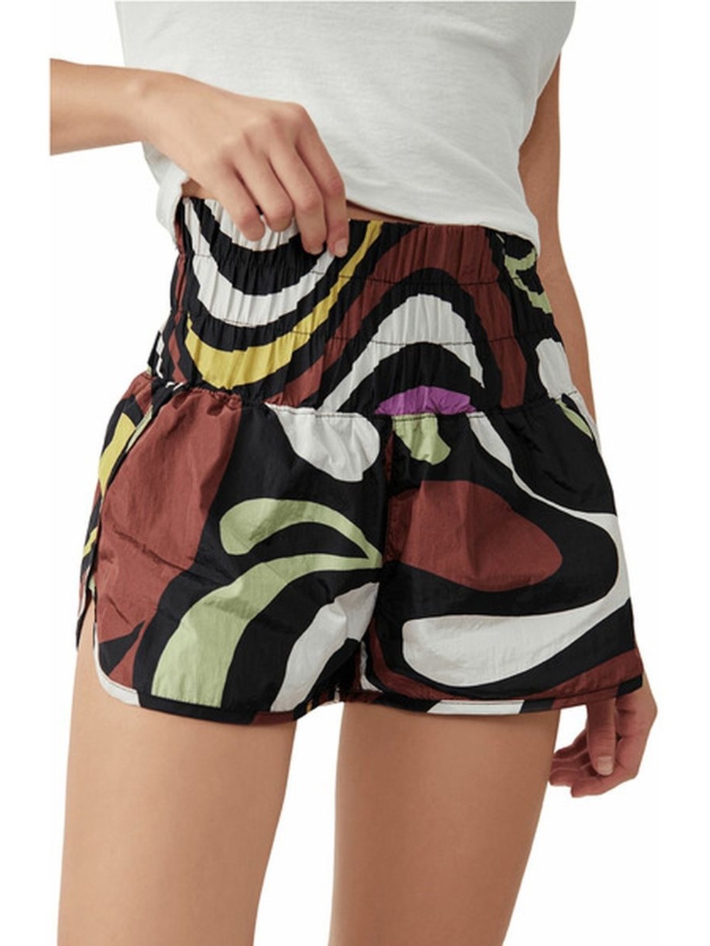 FREE PEOPLE “The Way Home” Shorts in Jungle Swirl